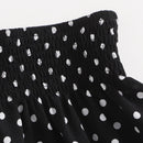 WYWH Shorts de lunares de cintura fruncido