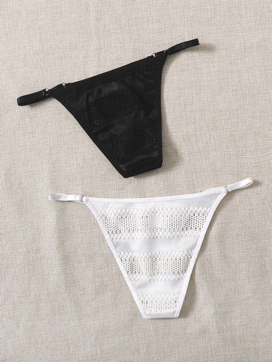 2 piezas set bragas unicolor