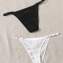 2 piezas set bragas unicolor