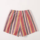 VCAY Skort De Rayas Con Lazo Frontal