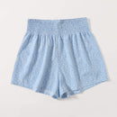 WYWH Shorts Con Cintura Fruncida Y Estampado Completo