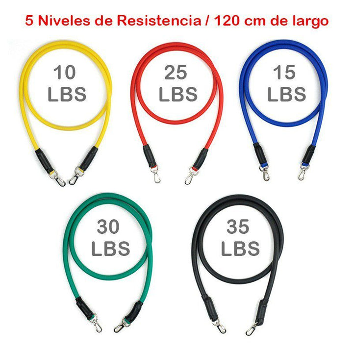 Bandas Deportivas de Resistencia 5 Niveles Gimnasio RF 4863