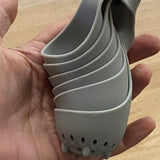 Vaporera de Silicona para 6 Huevos, Poacher Resistente a Altas Temperaturas con Drenaje y Asa, Herramienta de Cocina Flexible Lavable, Soporte para Hacer Huevos en la Cocina, Estante de Silicona Independiente | Utensilio Moderno de Cocina | Sujeta Huevos