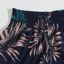 VCAY Shorts de cintura alta con estampado de planta