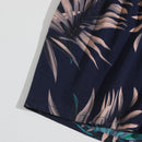 VCAY Shorts de cintura alta con estampado de planta