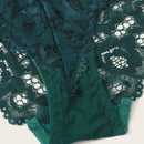Set de lenceria con aro con encaje floral