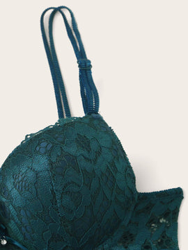 Set de lenceria con aro con encaje floral