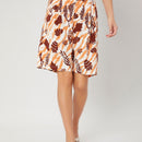VCAY Shorts Vida marina con estampado de tie dye