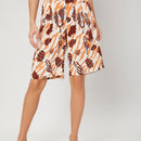 VCAY Shorts Vida marina con estampado de tie dye