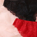 Conjunto De 3 Bragas Con Encaje Floral, Lenceria