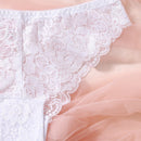 Conjunto De 3 Bragas Con Encaje Floral, Lenceria