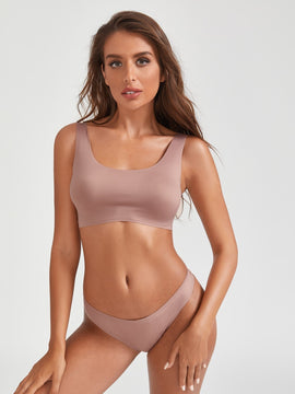 Tangas unicolor invisible microfibra