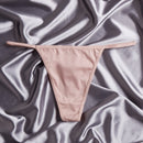 4 piezas Set Tanga invisible microfibra simple