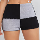 EZwear Shorts con puntada en contraste de color combinado