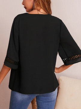 EMERY ROSE Blusas Encaje en contraste Liso Bohemio
