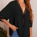 EMERY ROSE Blusas Encaje en contraste Liso Bohemio