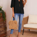 EMERY ROSE Blusas Encaje en contraste Liso Bohemio