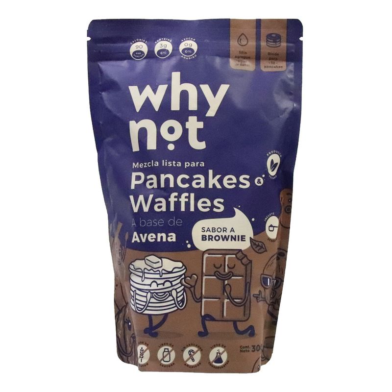 MEZCLA PANCAKES WHY NOT 300G AVENA BROWN
