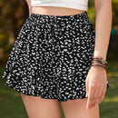 WYWH Shorts de pierna ancha con estampado floral de margaritas