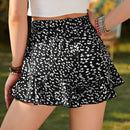 WYWH Shorts de pierna ancha con estampado floral de margaritas