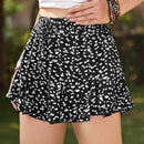 WYWH Shorts de pierna ancha con estampado floral de margaritas
