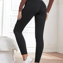 Essnce Pantalones ajustados rasgados de talle alto en color liso para mujeres, para primavera y verano