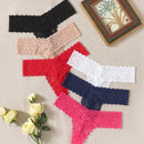 Underwear&sleepwear basics paquete de 6 tangas de encaje floral