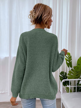 LUNE Jersey de hombros caidos tejido jaspeado