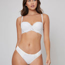 Ropa Interior Bra De Encaje Floral Con Aro