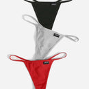 3 piezas Set bragas con parche de letra