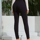 Prive Pantalones ajustados de cintura con volante
