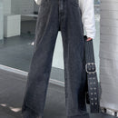 DAZY Jeans De Cintura Alta Con Bolsillos Oblicuos