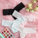 Underwear&sleepwear basics 4 paquete de lenceria de tanga de encaje floral