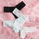 4 Paquetes De Cintura Y Pierna Panty De Lenceria De Encaje Con Borde Festoneado