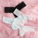 4 Paquetes De Cintura Y Pierna Panty De Lenceria De Encaje Con Borde Festoneado