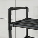Carro de Cocina Metálico con Ruedas de 6 Niveles y Estantes Ajustables - Organizador Multifuncional para Cocina, Baño, Sala de Estar, Oficina - Fácil Montaje, Diseño Ahorrador de Espacio, Unidad de Almacenamiento Versátil | Estantería de Aspecto Industri