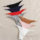 ROMWE Mujer 7 Piezas Bragas Triangulares De Color Liso