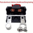 Interruptor de desconexión principal de la batería - Interruptor de desconexión principal de aluminio puro negativo, 12-24V, Interruptor de desconexión avanzado para una gestión eficiente de la batería.