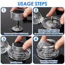 2/4pcs Cubiertas de Plástico Transparente para Perillas de Estufa de Gas, Protectoras para la Seguridad de la Cocina en Casa, Cubierta de Control de Estufa de Gas Antitáctil, Protectores de la Parte Superior de la Estufa
