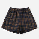 Shorts Bolsillo A cuadros Casual
