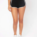 PETITE Shorts con cinta con letra unido en contraste