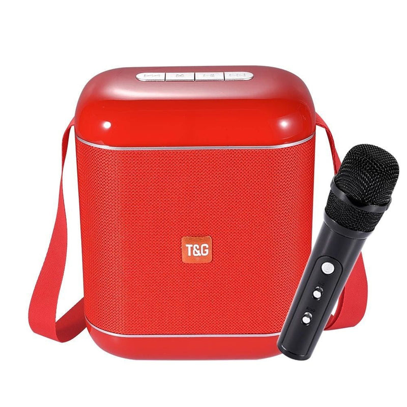 Radio Parlante USB Recargable Incluye Microfono T&G TG-523K