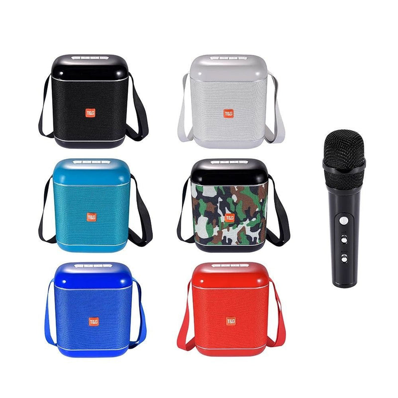 Radio Parlante USB Recargable Incluye Microfono T&G TG-523K