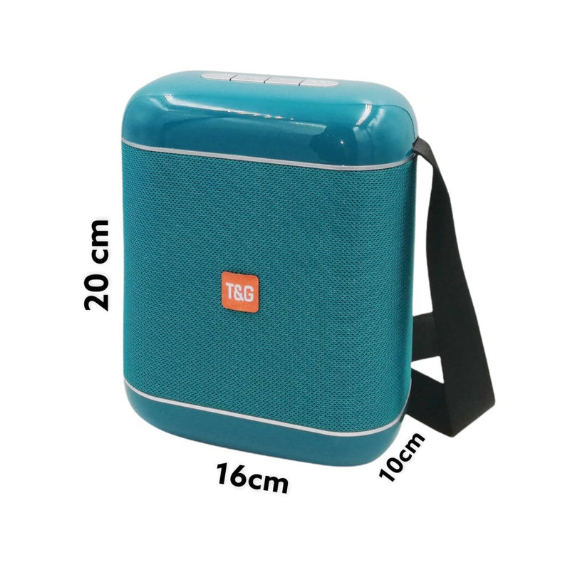 Radio Parlante USB Recargable Incluye Microfono T&G TG-523K