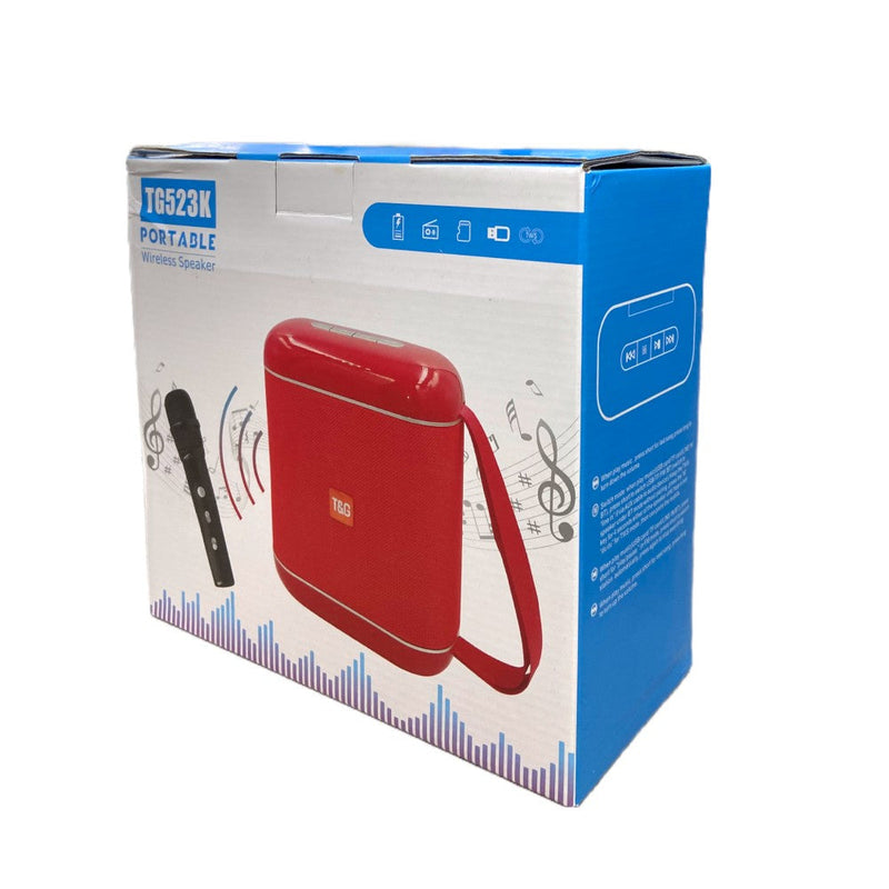 Radio Parlante USB Recargable Incluye Microfono T&G TG-523K
