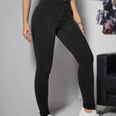 Essnce Pantalones simples y ajustados para mujer de unicolor, ideales para primavera y verano