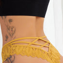 Tanga De Encaje Floral Lenceria