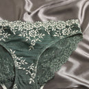 Lenceria De Encaje Floral En Paquete De 3 Braguitas