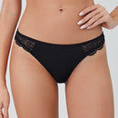 Lenceria De Tanga De Encaje Con Contraste