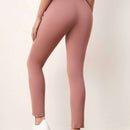 Mulvari Pantalones con diseno de parche de letra bajo con abertura